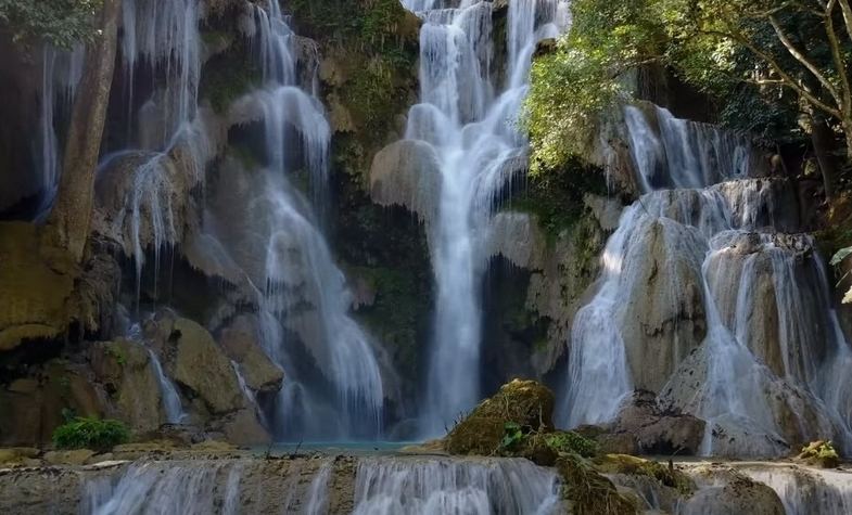Laos Waterfall 1, Kuang Si Falls