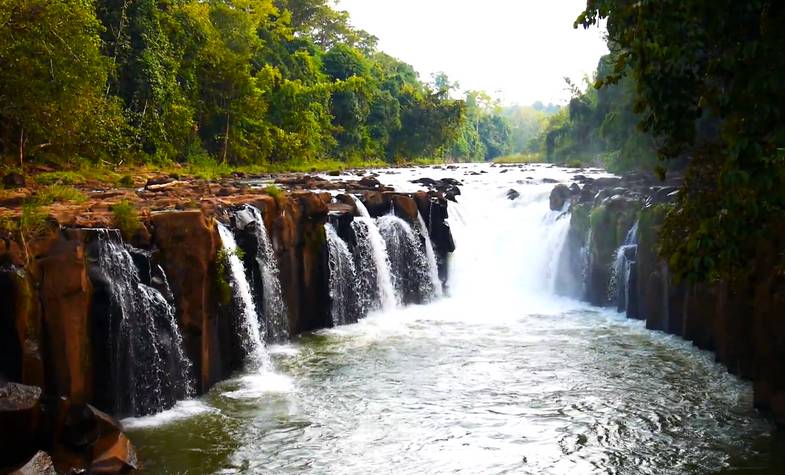 Laos Waterfall 6, Pha Suam Waterfall