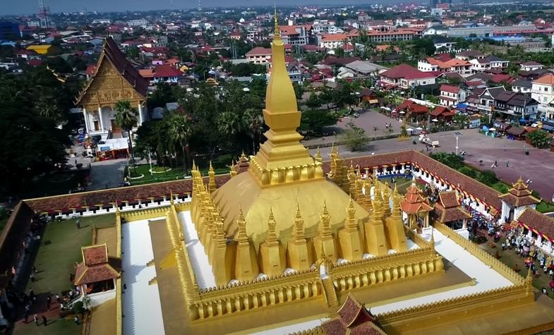 Laos, Pha That Luang, Vientiane