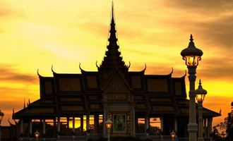 Phnom penh sunset