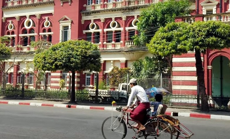 Yangon colonial area