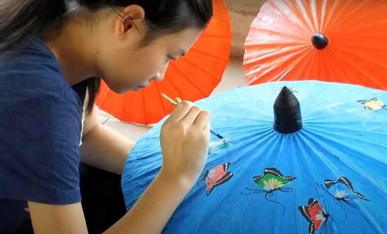 Chiang Mai handmade umbrella