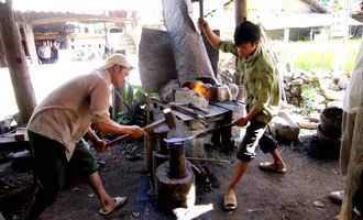 Blacksmithing village, Cao Bang, Vietnamn