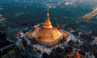Shwedagon Pagoda, yangon, myanmar