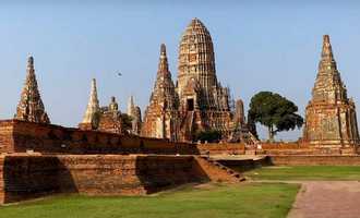 Temple ruins, Ayutthaya, Thailand