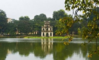 Hoan kiem lake, Hanoi, Vietnam travel