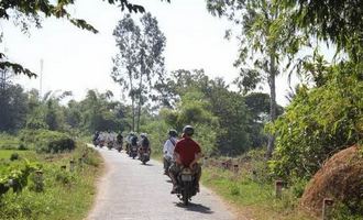 Motorbike ride, Hue, Vietnam travel