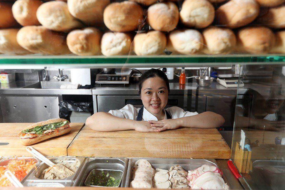 Theign Yie Phan and her Banh mi restaurant