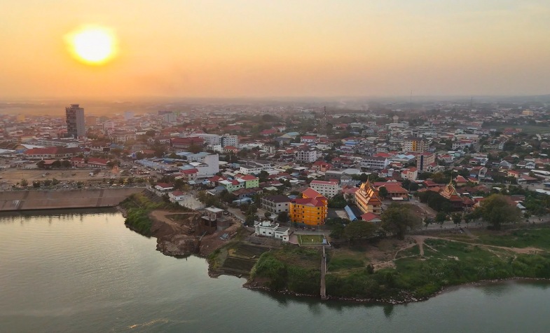 Kampong Cham, Cambodia’s 3rd largest city on the Mekong.