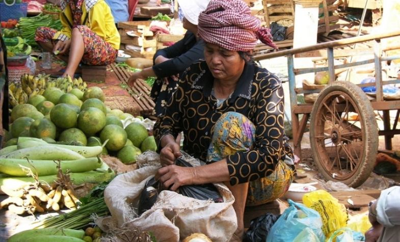 Banlung market