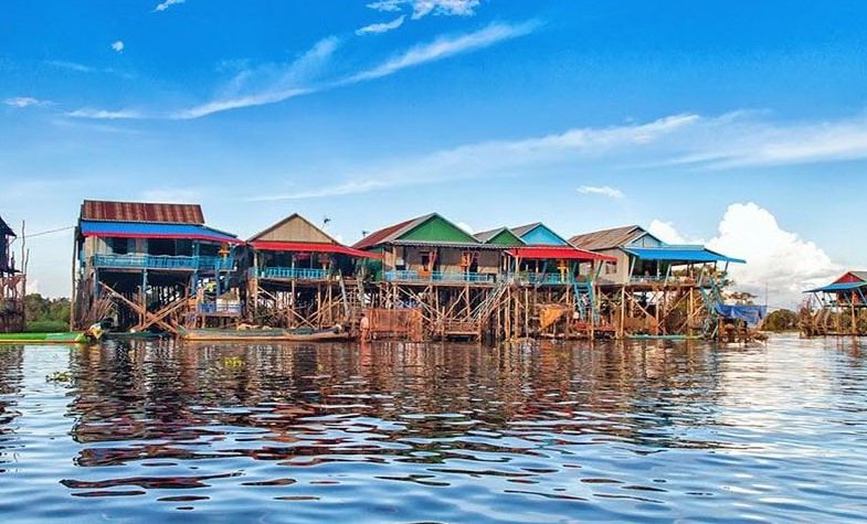 cambodia, Siem Reap, Kompong Phluk Floating Village on Tonle Sap