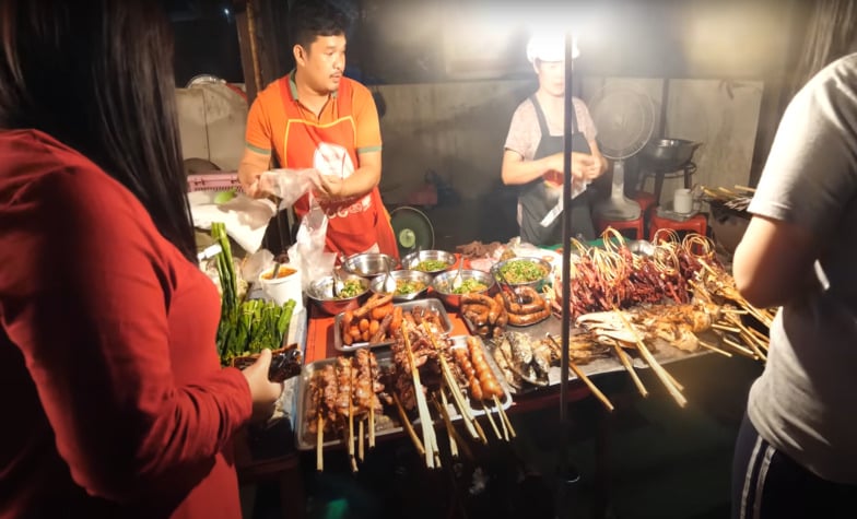 The lively street food culture of Laos