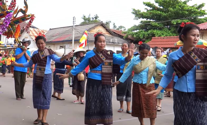 Traditional festival in Laos