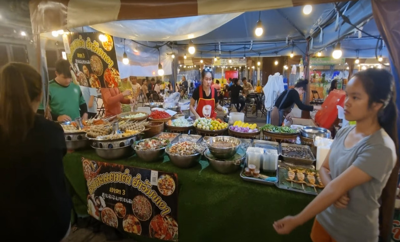 The Bustling Colors Of Savannakhet Night Market