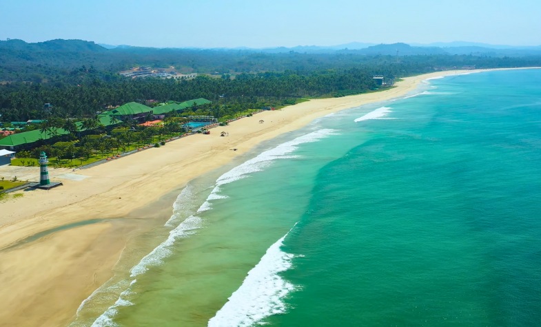Ngwe Saung Beach is pristine and peaceful