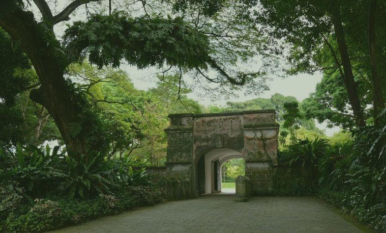 Gardens and green spaces in Fort Canning Park