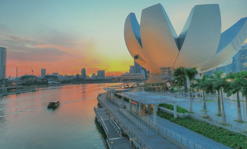 The ArtScience Museum in Singapore