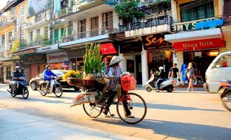 Hanoi street, Vietnam