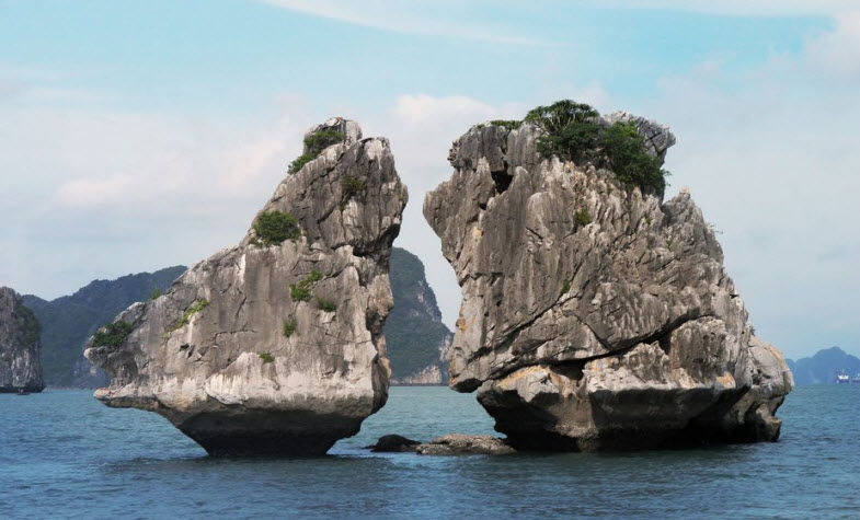 Trong Mai islet, Halong Bay cruise route