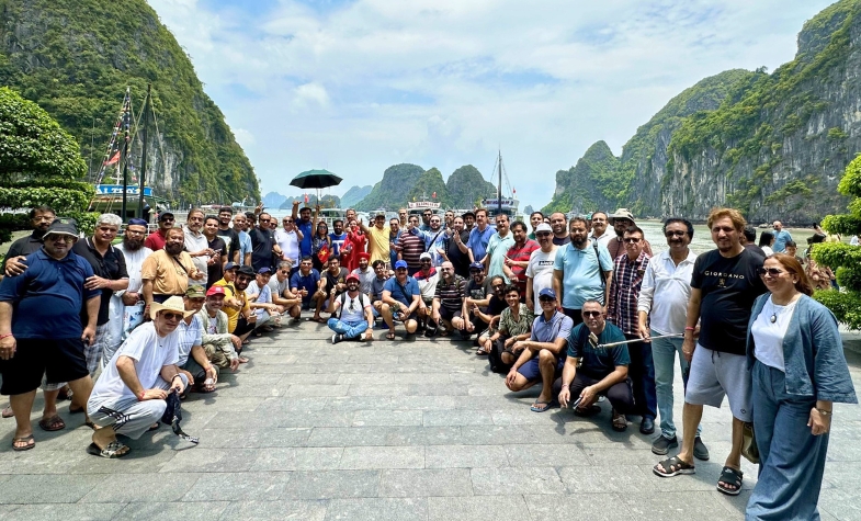 Modern MICE event blending meetings and leisure in scenic destinations.