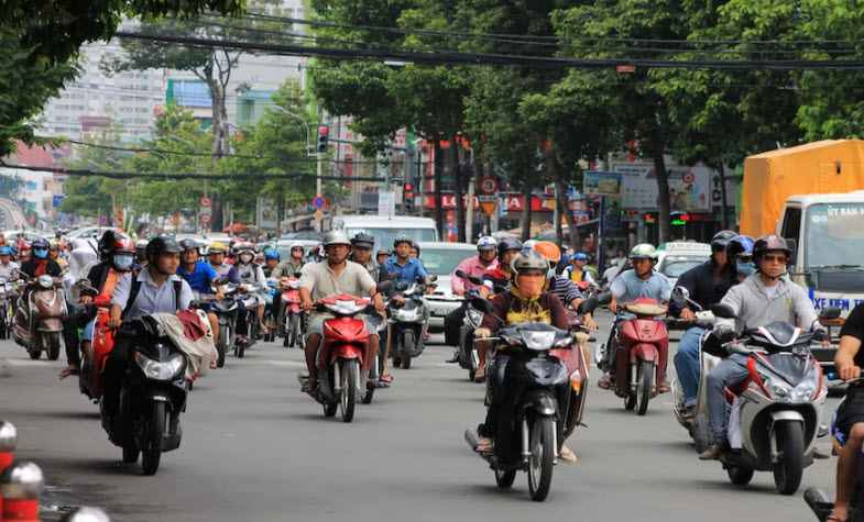 Driving in Vietnam