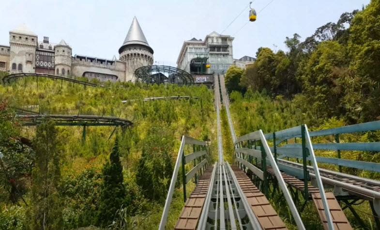 Ba Na Hills - Ride the Alpine Coaster